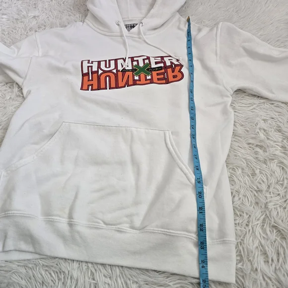 Hunter X Hunter Anime White Logo Hoodie Small - Picture 12 of 14